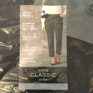 Emma classic ankle dress pants NEVER OPENED
